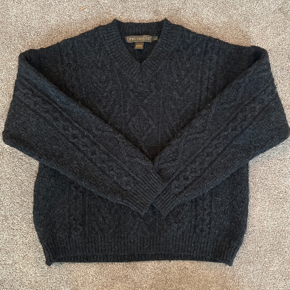 Inis Crafts 100% Wool Sweater(offers welcome- baby essentials fund 🍼)